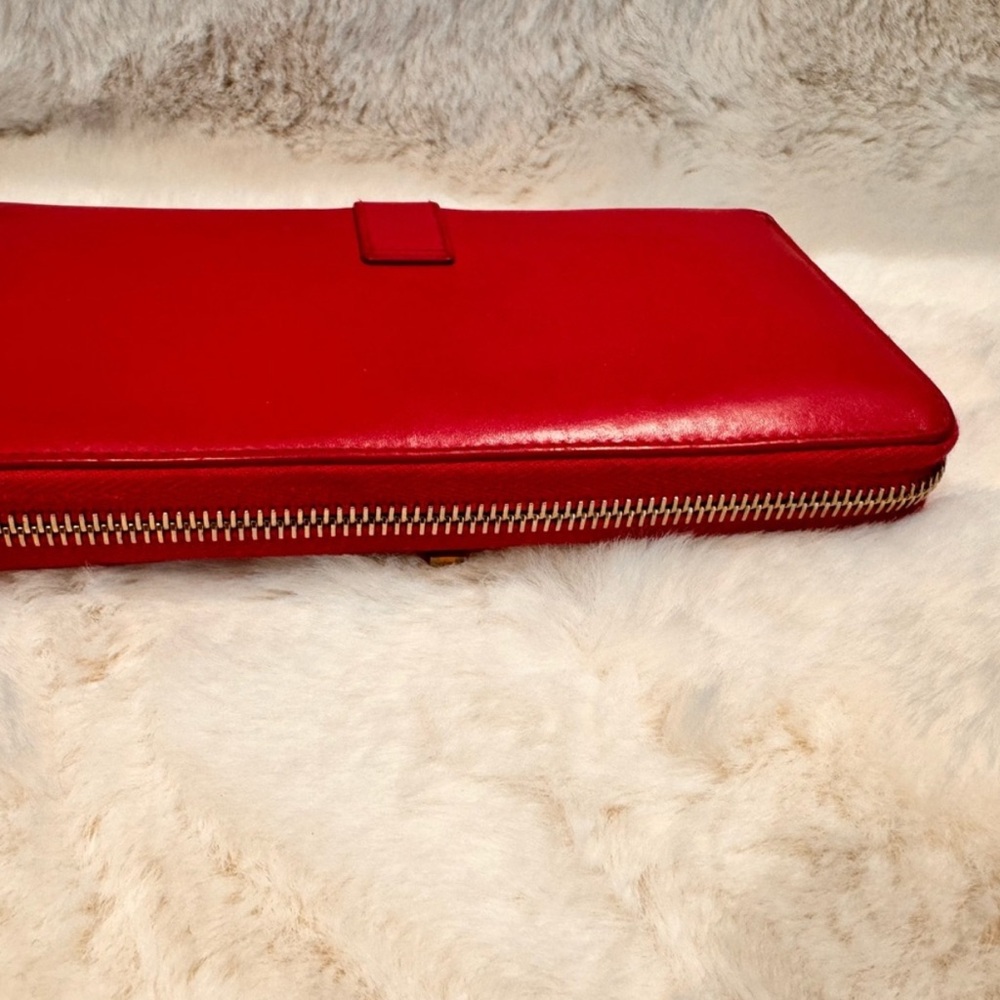 Saint laurent vintage pink calfskin continental wallet - Picture 10 of 15
